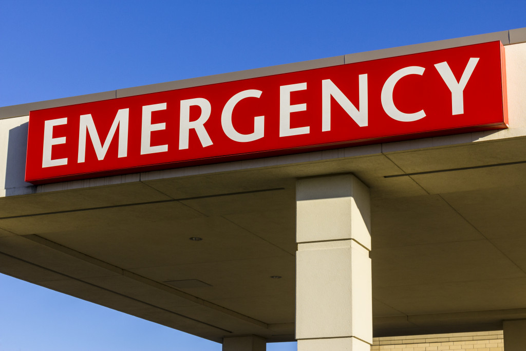 Emergency bay of a hospital