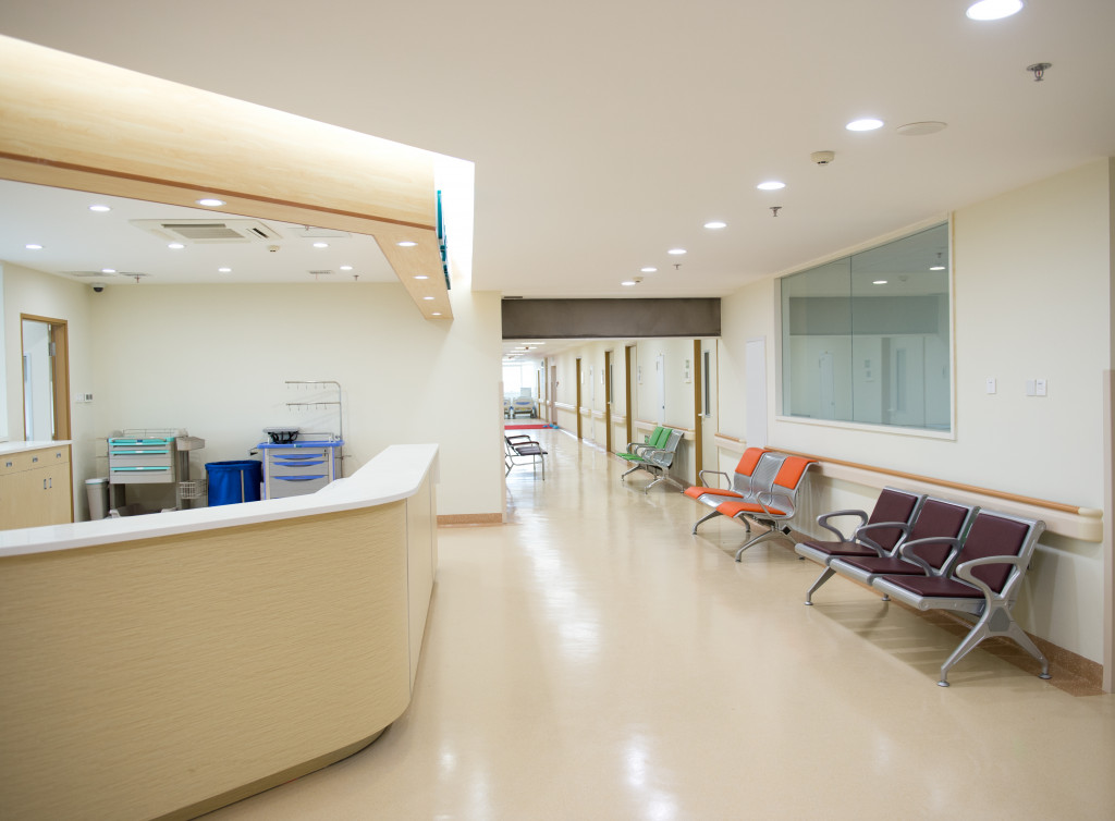 A hospital's waiting area