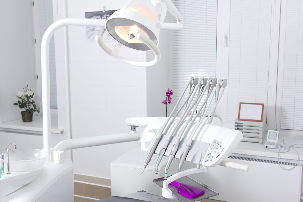 A dental clinic with modern equipment